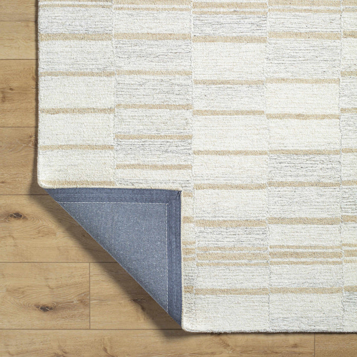 Paiva Modern Style Beige Hand Tufted Wool Area Rug