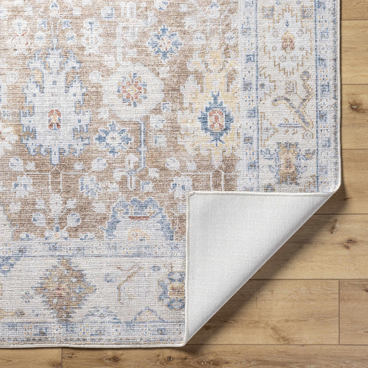 Widad Traditional Style Beige And Brown Area Rug