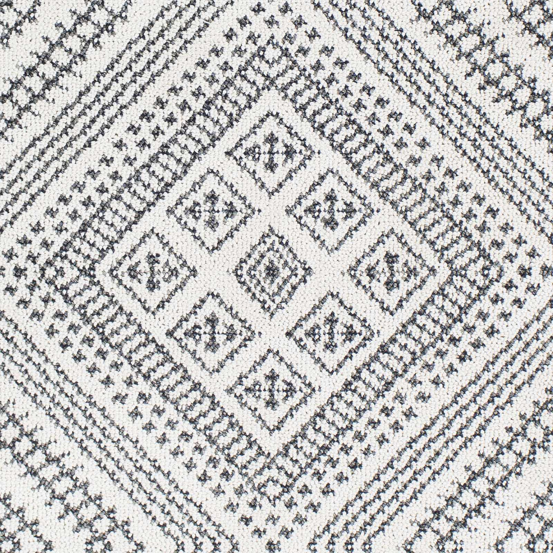 Queanbeyan Ivory And Gray Modern Style Area Rug