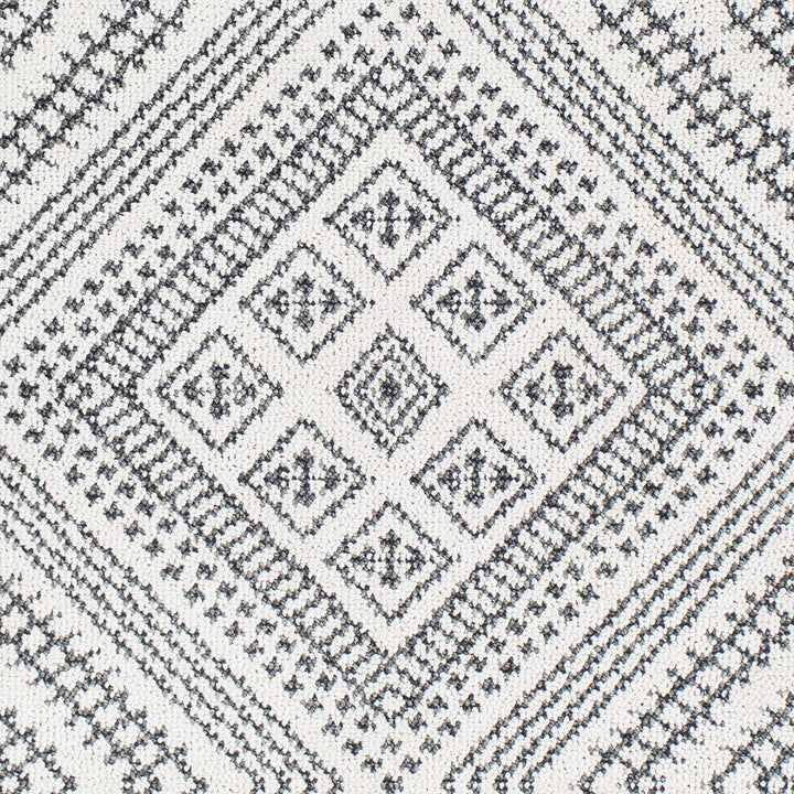 Queanbeyan Ivory And Gray Modern Style Area Rug