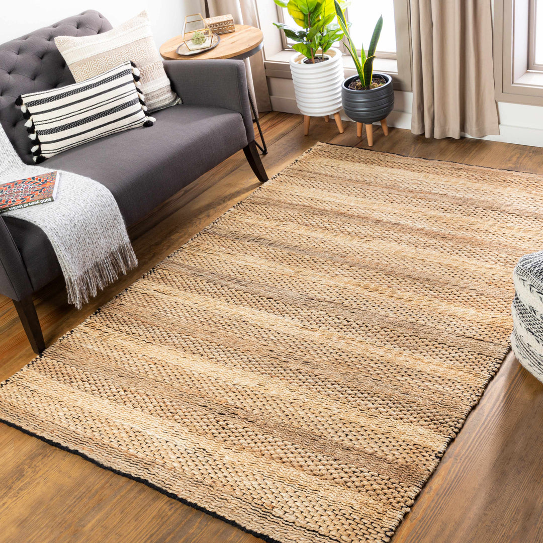 Quebradillas Tan Modern Style Hand Woven Area Rug