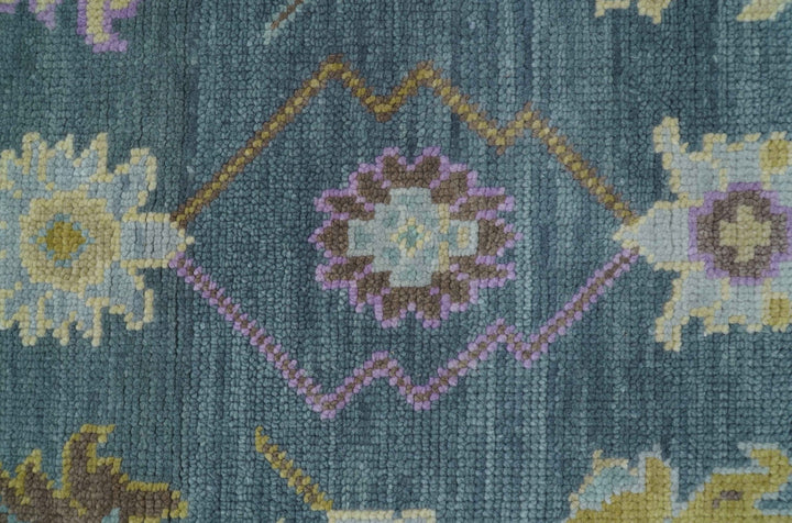 Quick Ship Hand Knotted 4x6 Charcoal And Brown Wool Rug - The Rug Decor