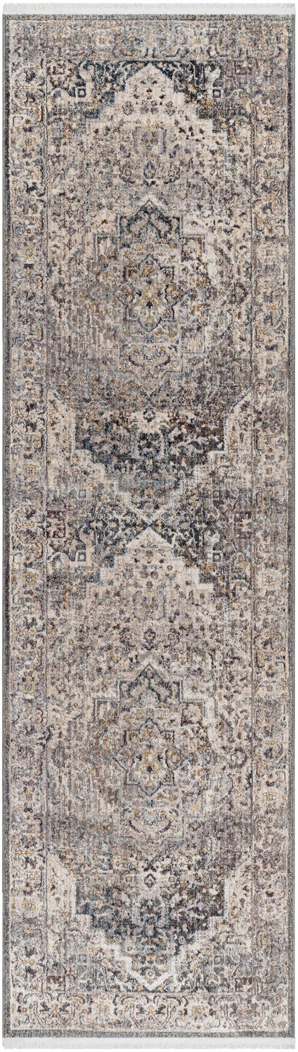 Rada Transitional Beige And Gray Area Rug - The Rug Decor