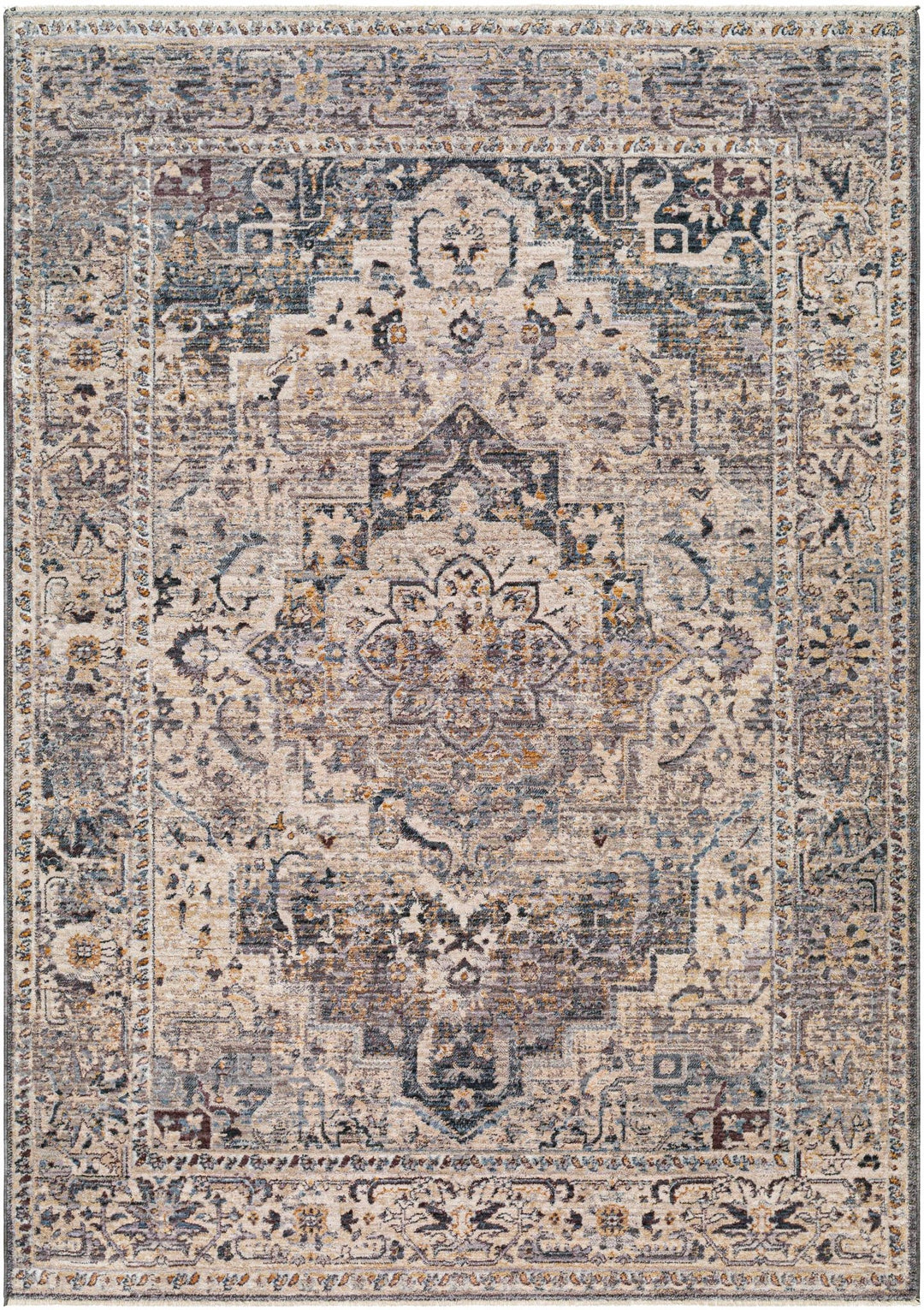 Rada Transitional Beige And Gray Area Rug - The Rug Decor