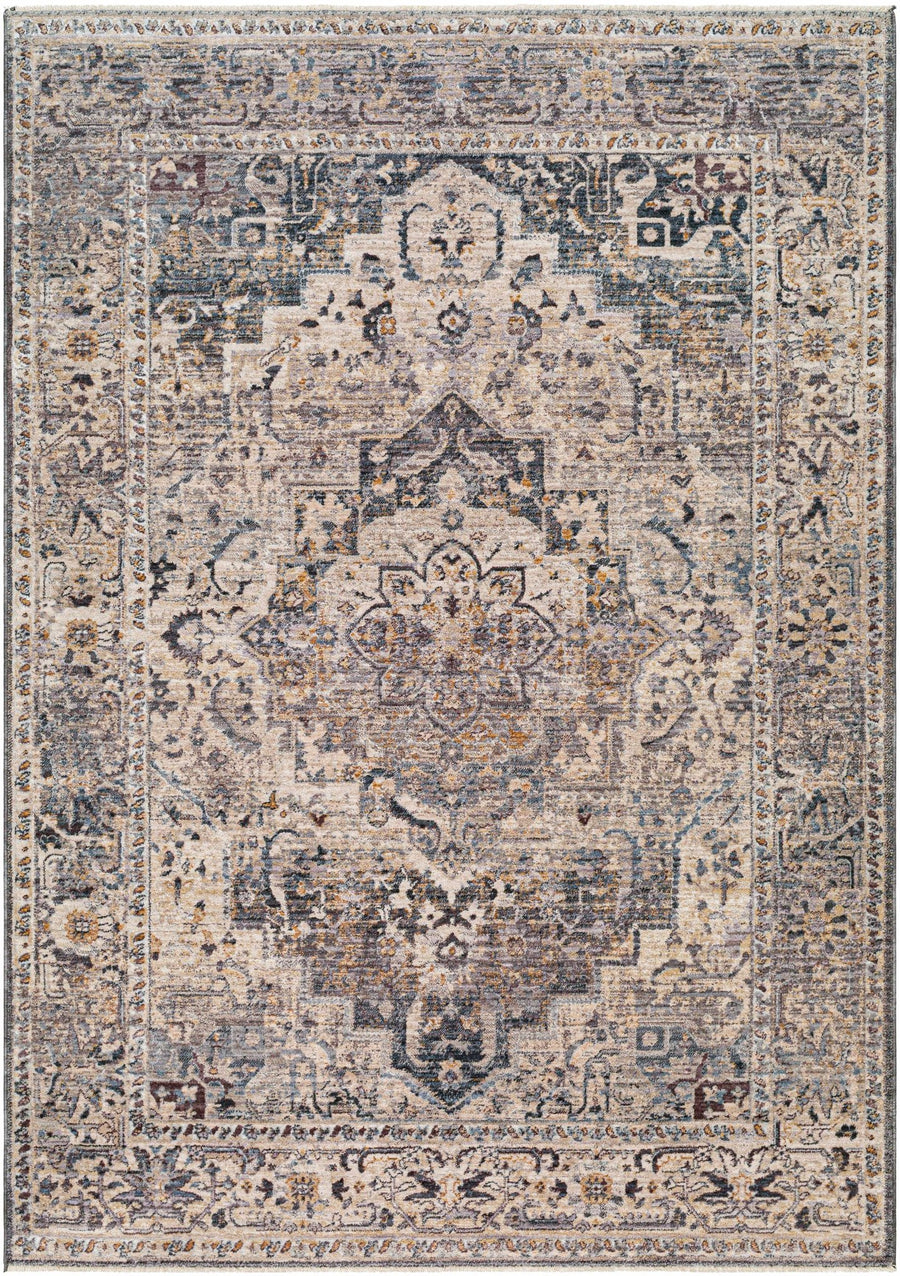 Rada Transitional Beige And Gray Area Rug - The Rug Decor