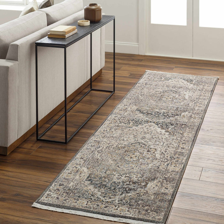 Rada Transitional Beige And Gray Area Rug - The Rug Decor