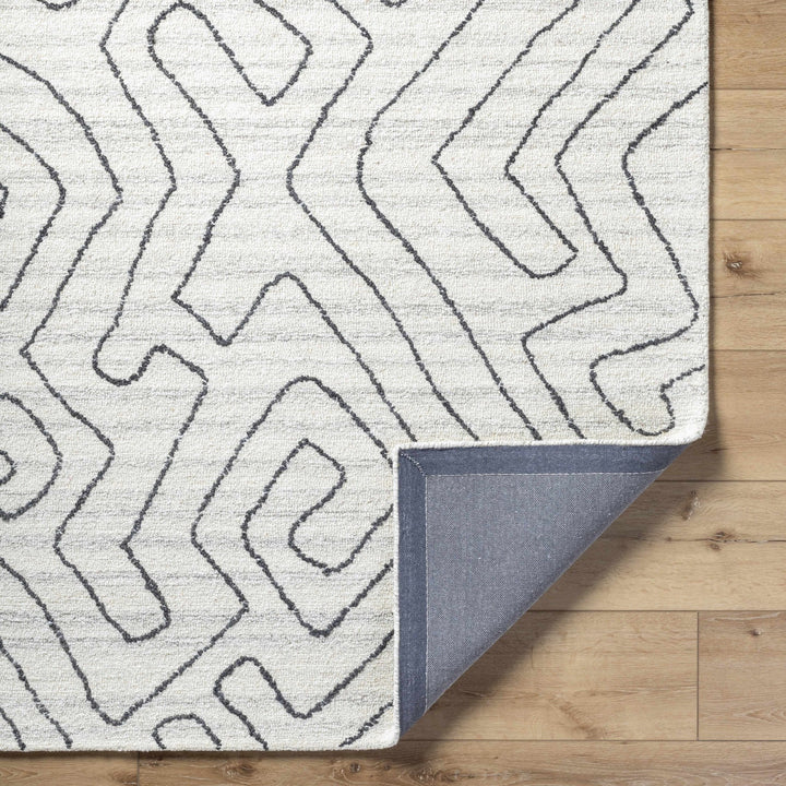 Raffi Ivory Contemporary and Tufted Wool Area Rug - The Rug Decor