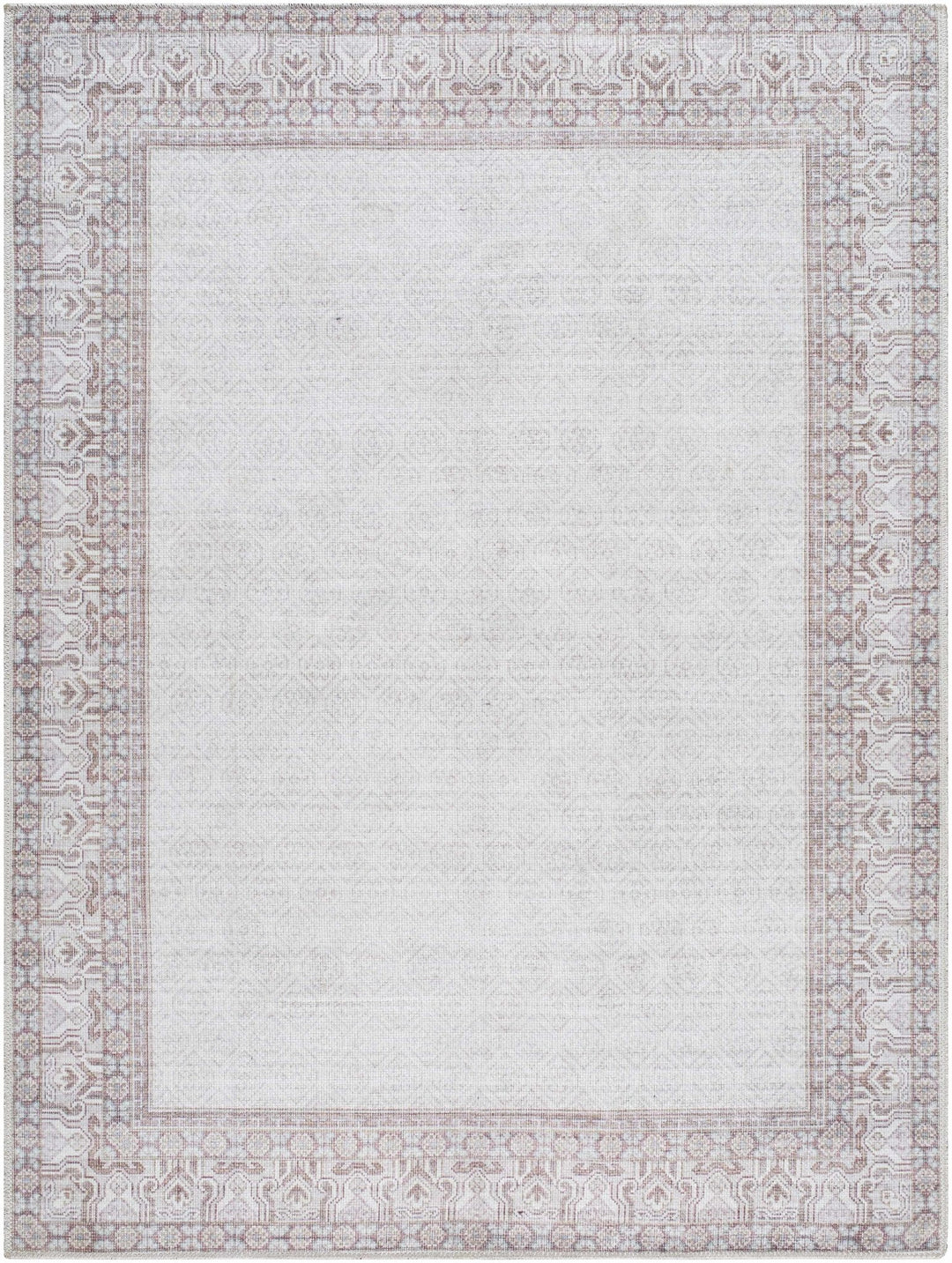 Rainier Traditional Ivory And Brown Rug - The Rug Decor