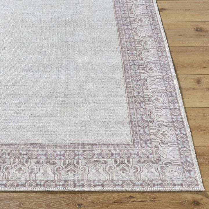 Rainier Traditional Ivory And Brown Rug - The Rug Decor