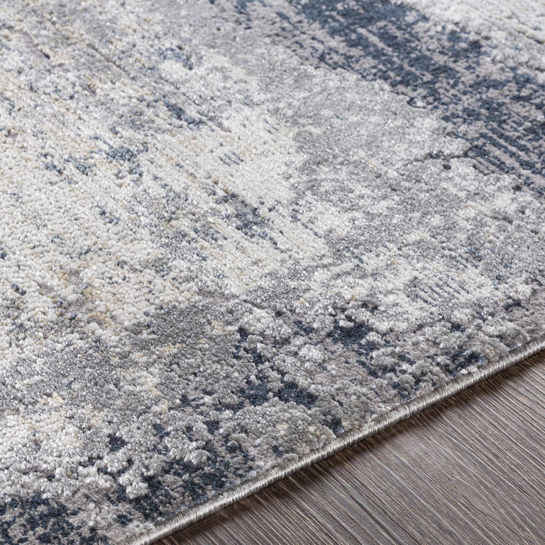 Rainworth Modern Abstract Design Gray And Charcoal Area Rug - The Rug Decor