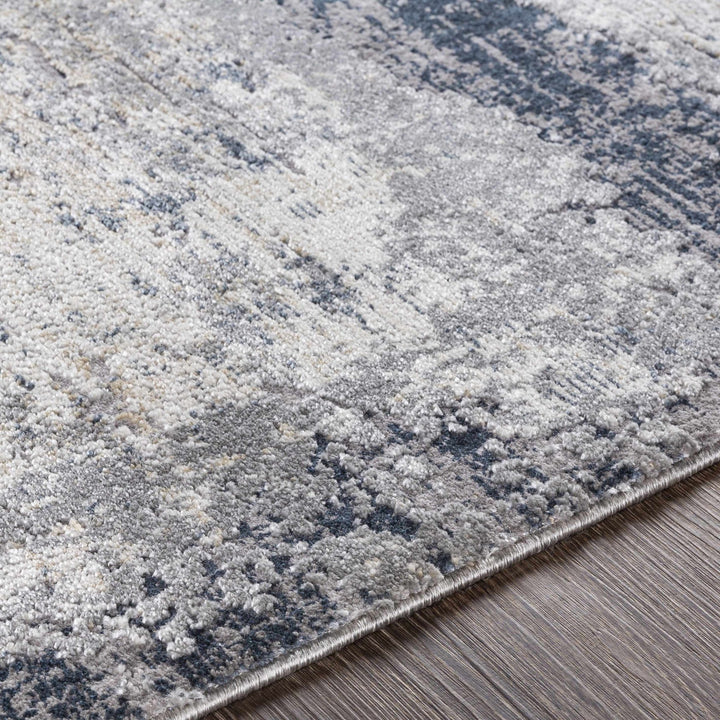 Rainworth Modern Abstract Design Gray And Charcoal Area Rug - The Rug Decor