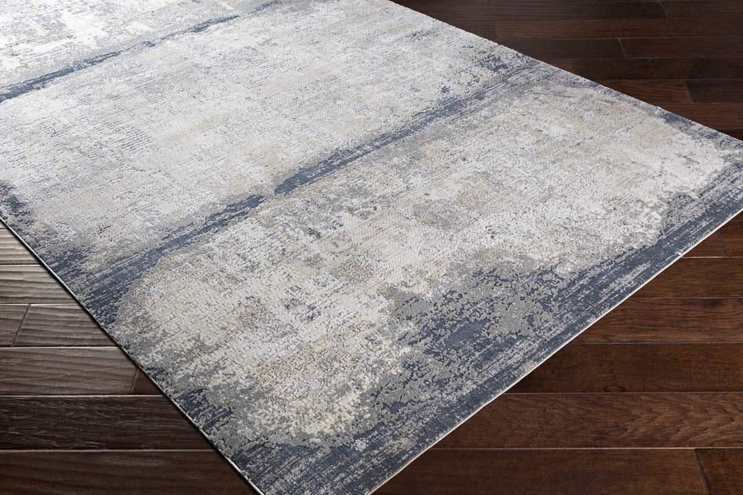 Rainworth Modern Abstract Design Gray And Charcoal Area Rug - The Rug Decor