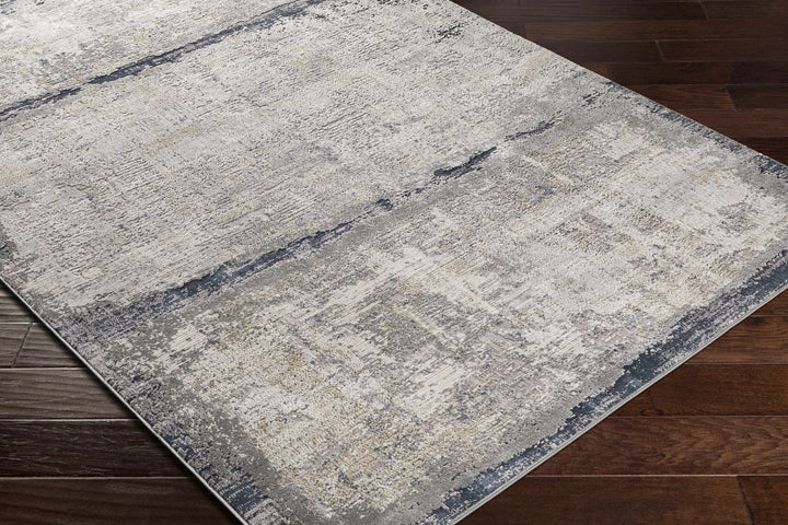 Rainworth Modern Abstract Design Gray And Charcoal Area Rug - The Rug Decor