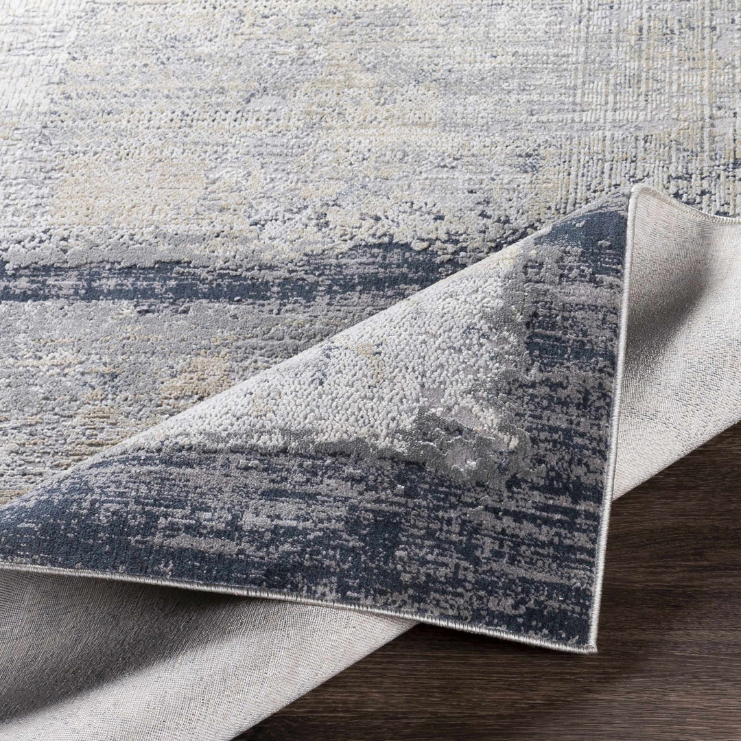 Rainworth Modern Abstract Design Gray And Charcoal Area Rug - The Rug Decor