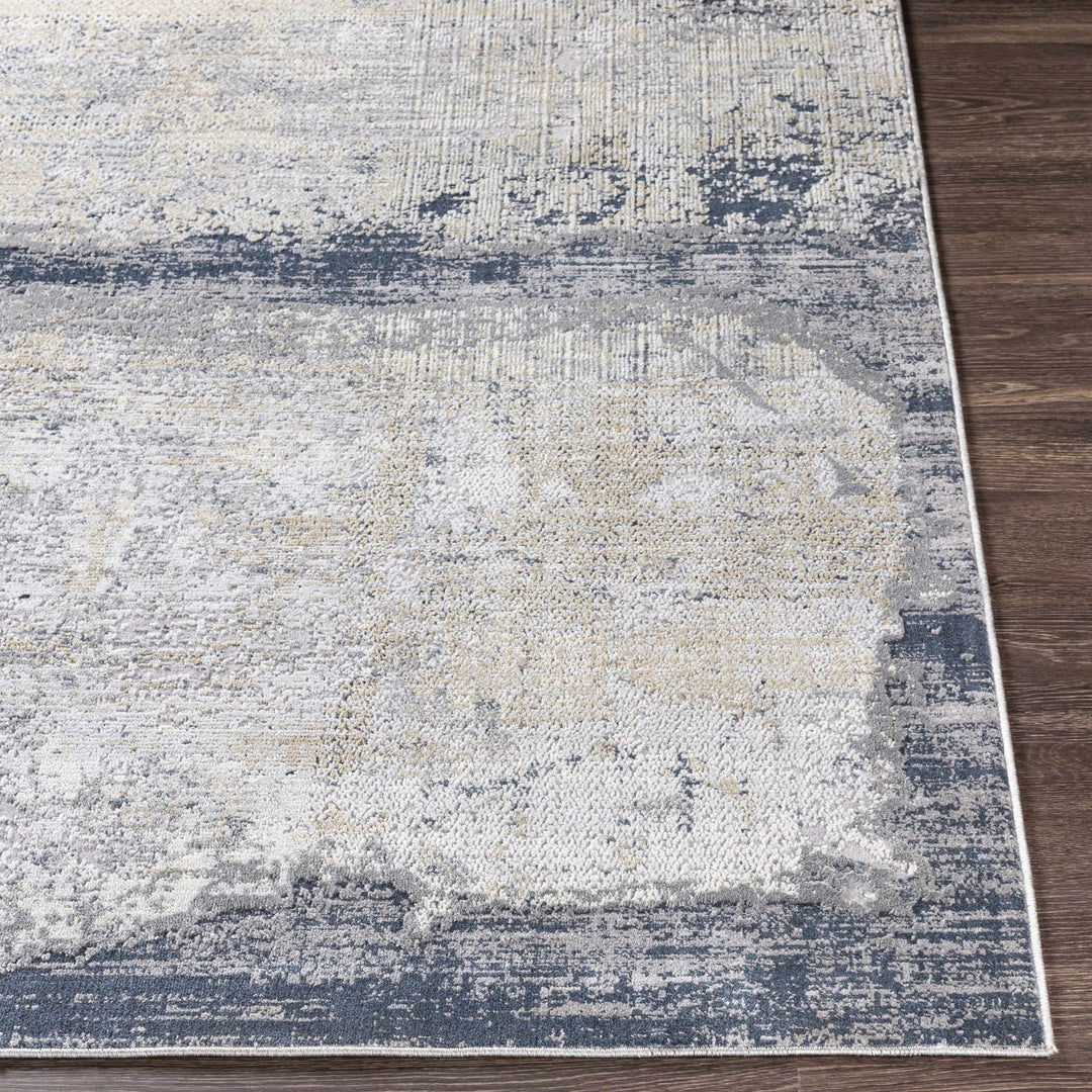 Rainworth Modern Abstract Design Gray And Charcoal Area Rug - The Rug Decor