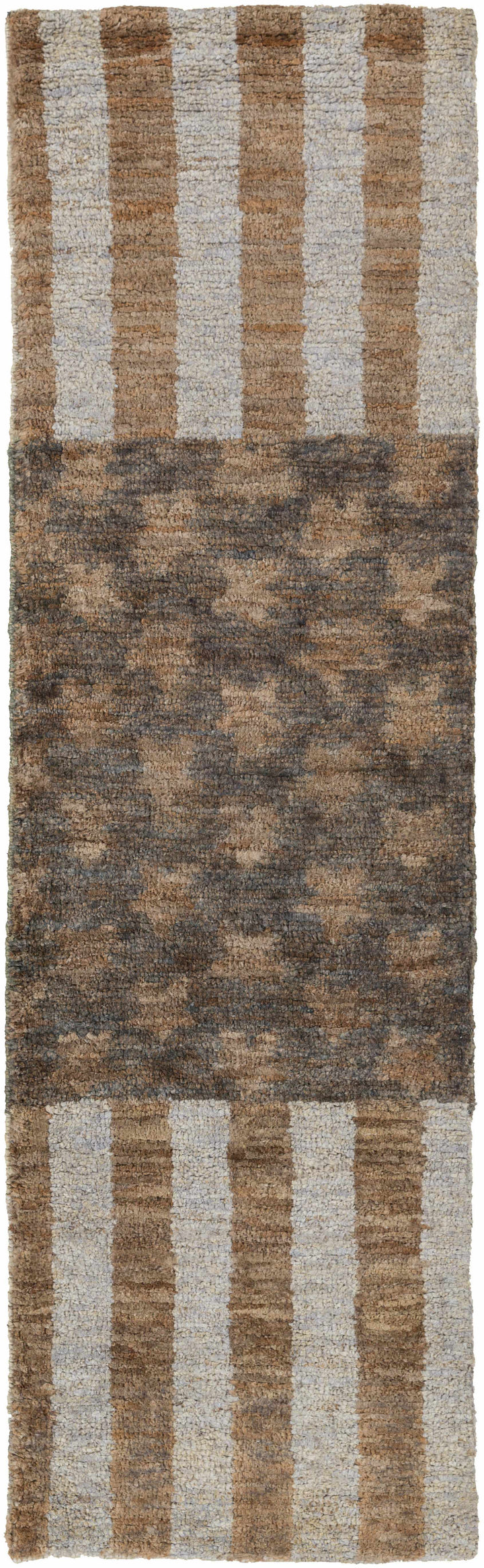 Randleman Brown Modern Style Hand Knotted Area Rug