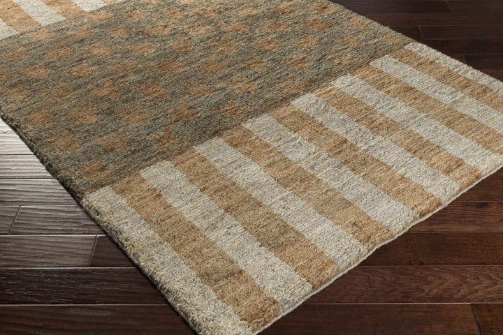 Randleman Brown Modern Style Hand Knotted Area Rug