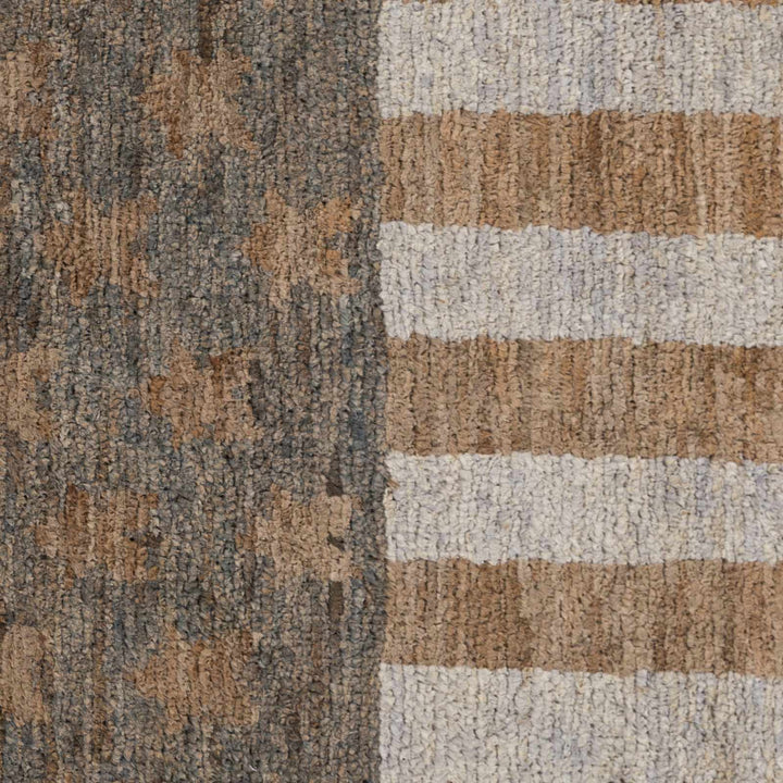Randleman Brown Modern Style Hand Knotted Area Rug