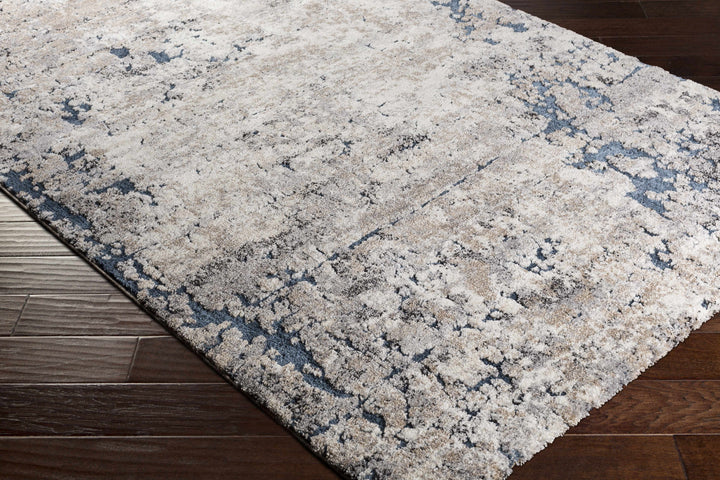 Ratho Gray Modern Abstract Design Area Rug
