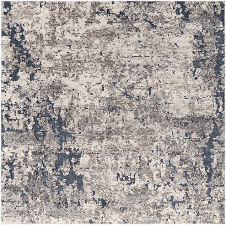 Ratho Gray Modern Abstract Design Area Rug