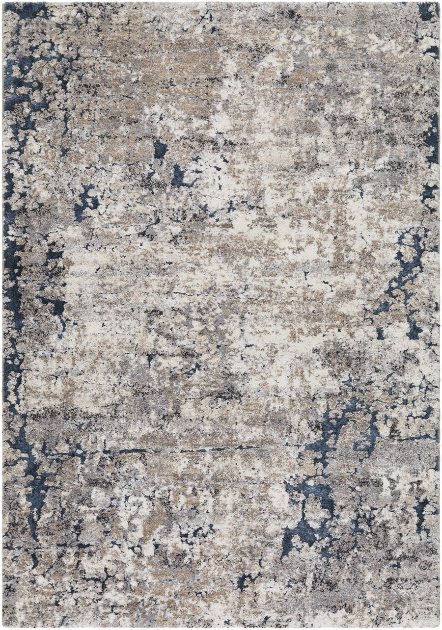 Ratho Gray Modern Abstract Design Area Rug - The Rug Decor