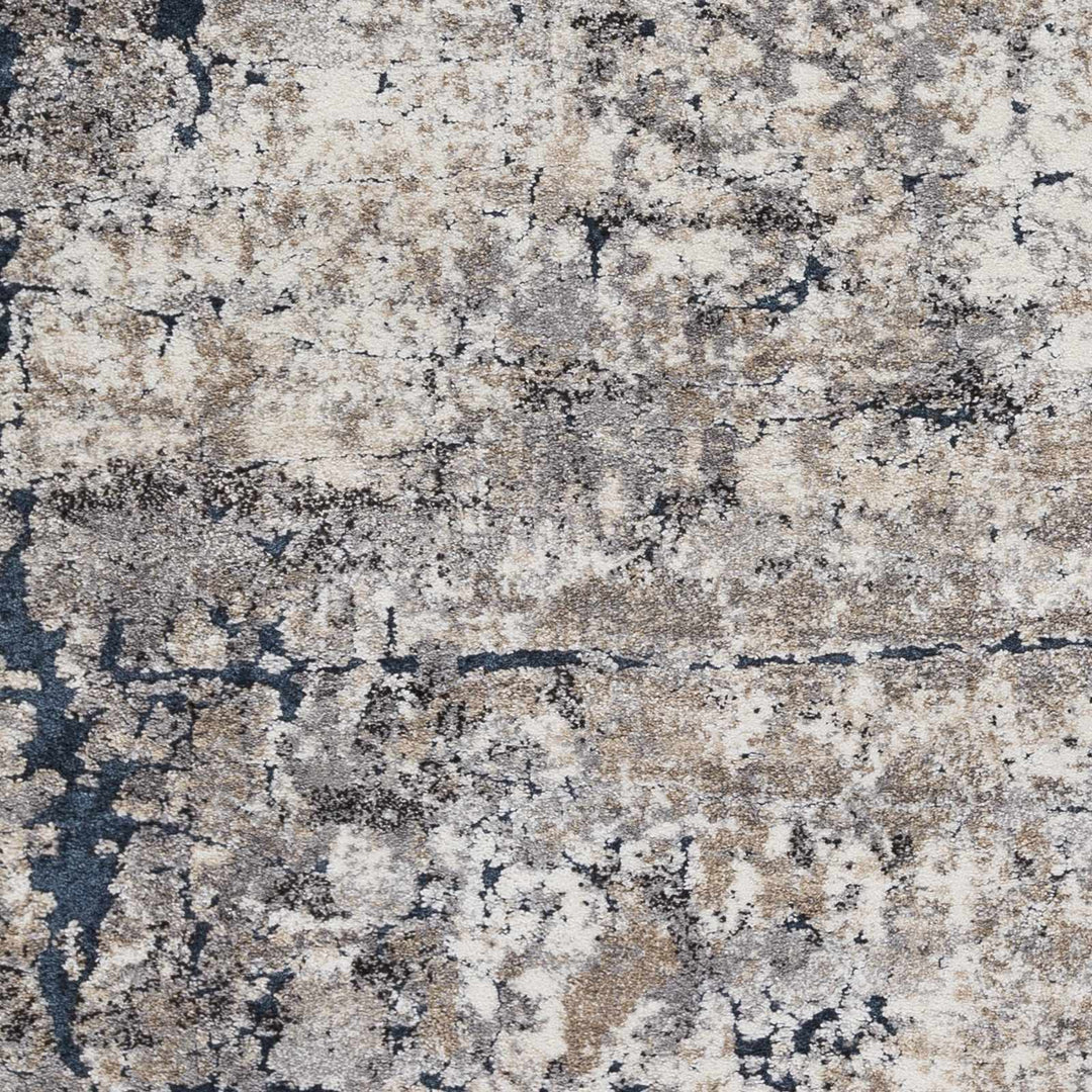 Ratho Gray Modern Abstract Design Area Rug