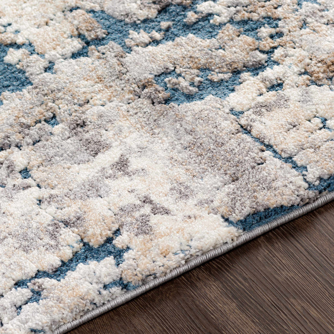 Ratho Gray Modern Abstract Design Area Rug