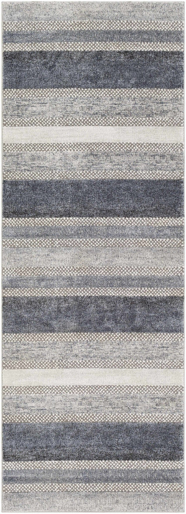 Ravendale Gray And Blue Modern Style Area Rug - The Rug Decor