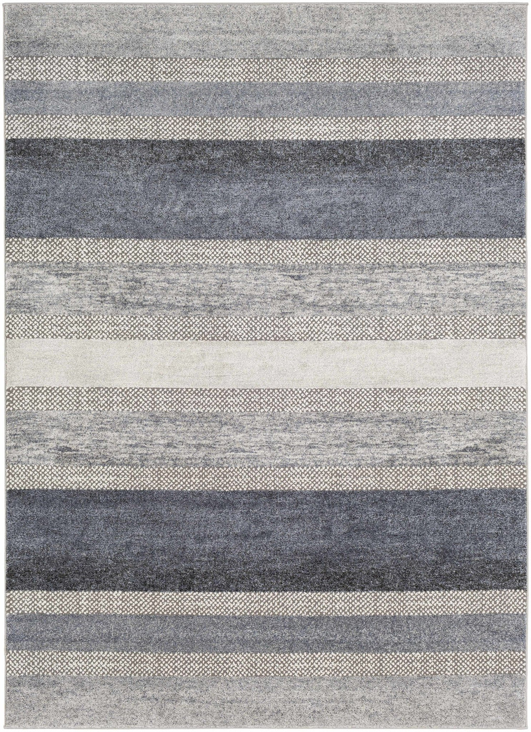 Ravendale Gray And Blue Modern Style Area Rug - The Rug Decor