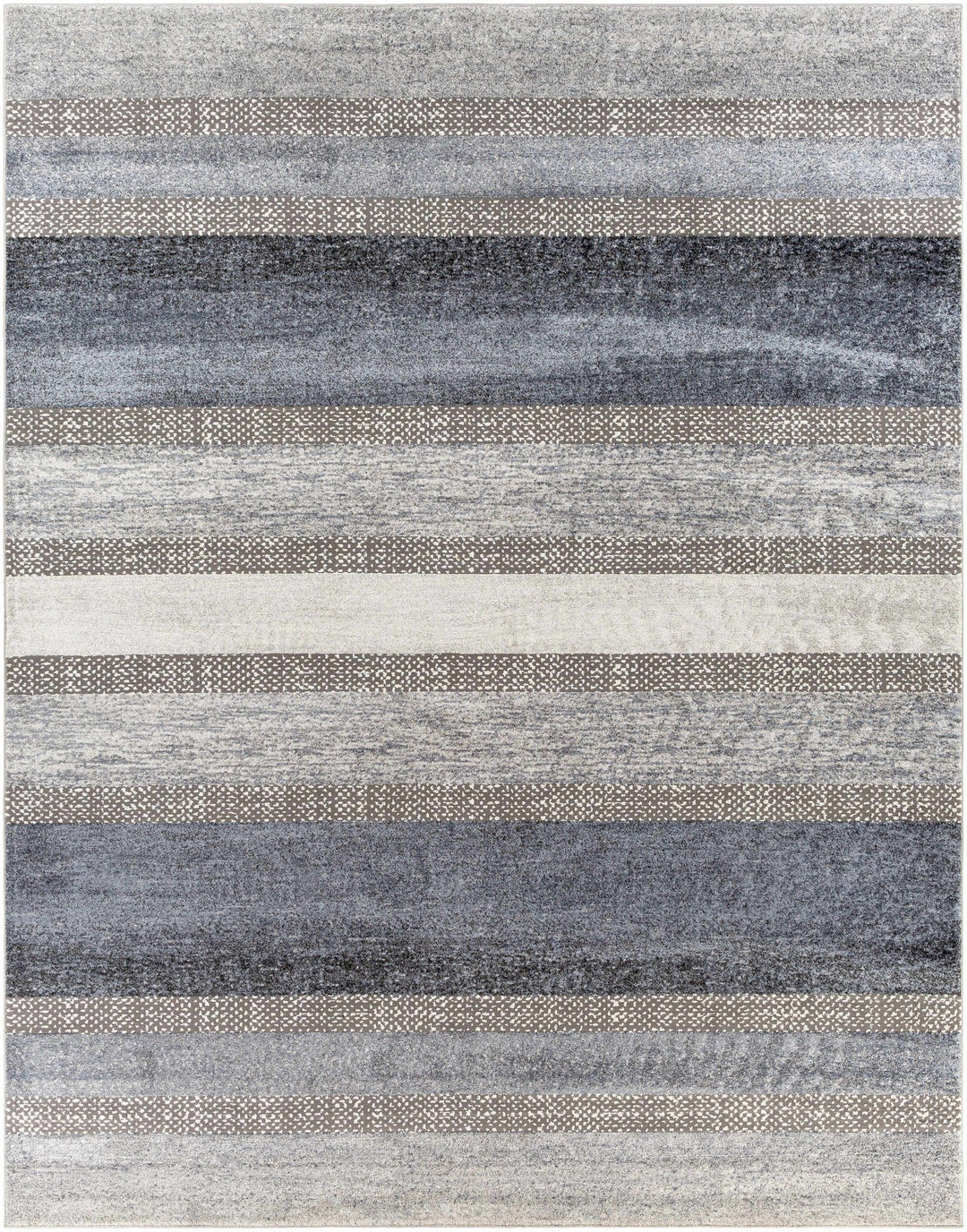 Ravendale Gray And Blue Modern Style Area Rug - The Rug Decor