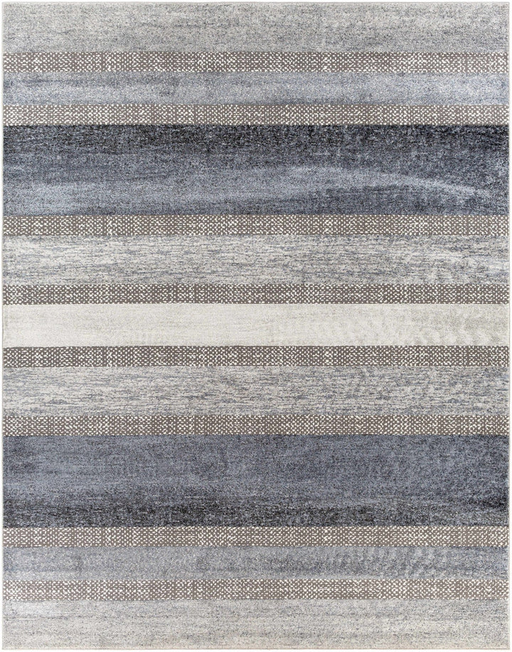 Ravendale Gray And Blue Modern Style Area Rug - The Rug Decor
