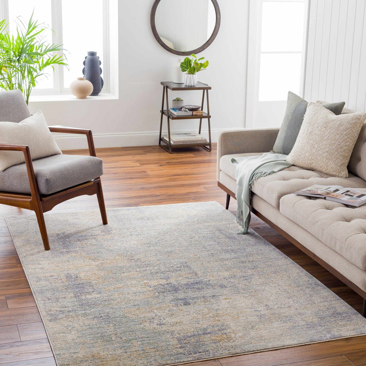 Razi Modern Abstract Design Beige And Gray Area Rug - The Rug Decor