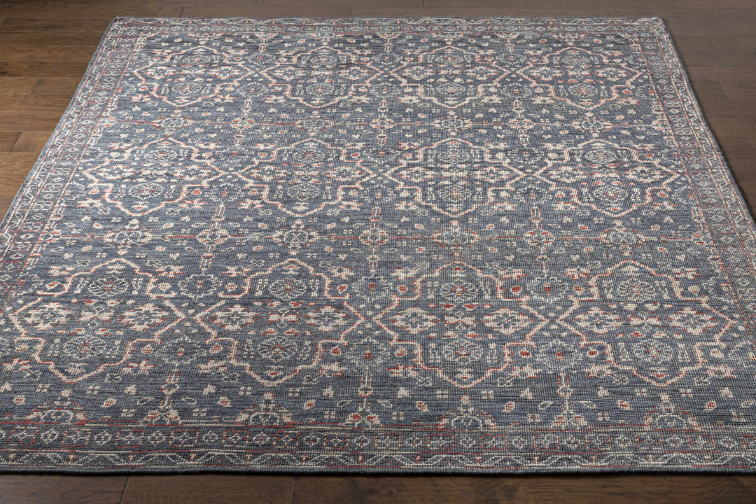 Urbancrest Charcoal And Beige Traditional Style Hand Knotted Area Rug