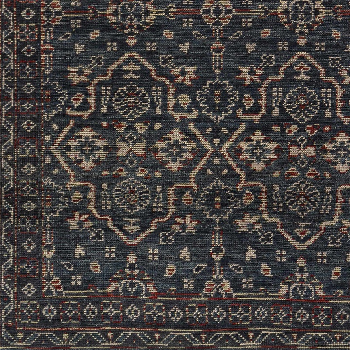 Urbancrest Charcoal And Beige Traditional Style Hand Knotted Area Rug