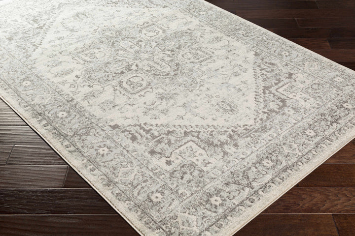 Rockfall Traditional Style Beige And Gray Area Rug