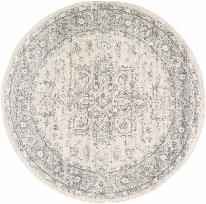 Rockfall Traditional Style Beige And Gray Area Rug