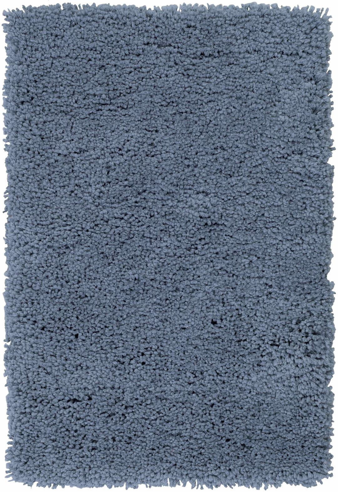 Rocklake Modern Solid Design Blue Hand Woven Rug