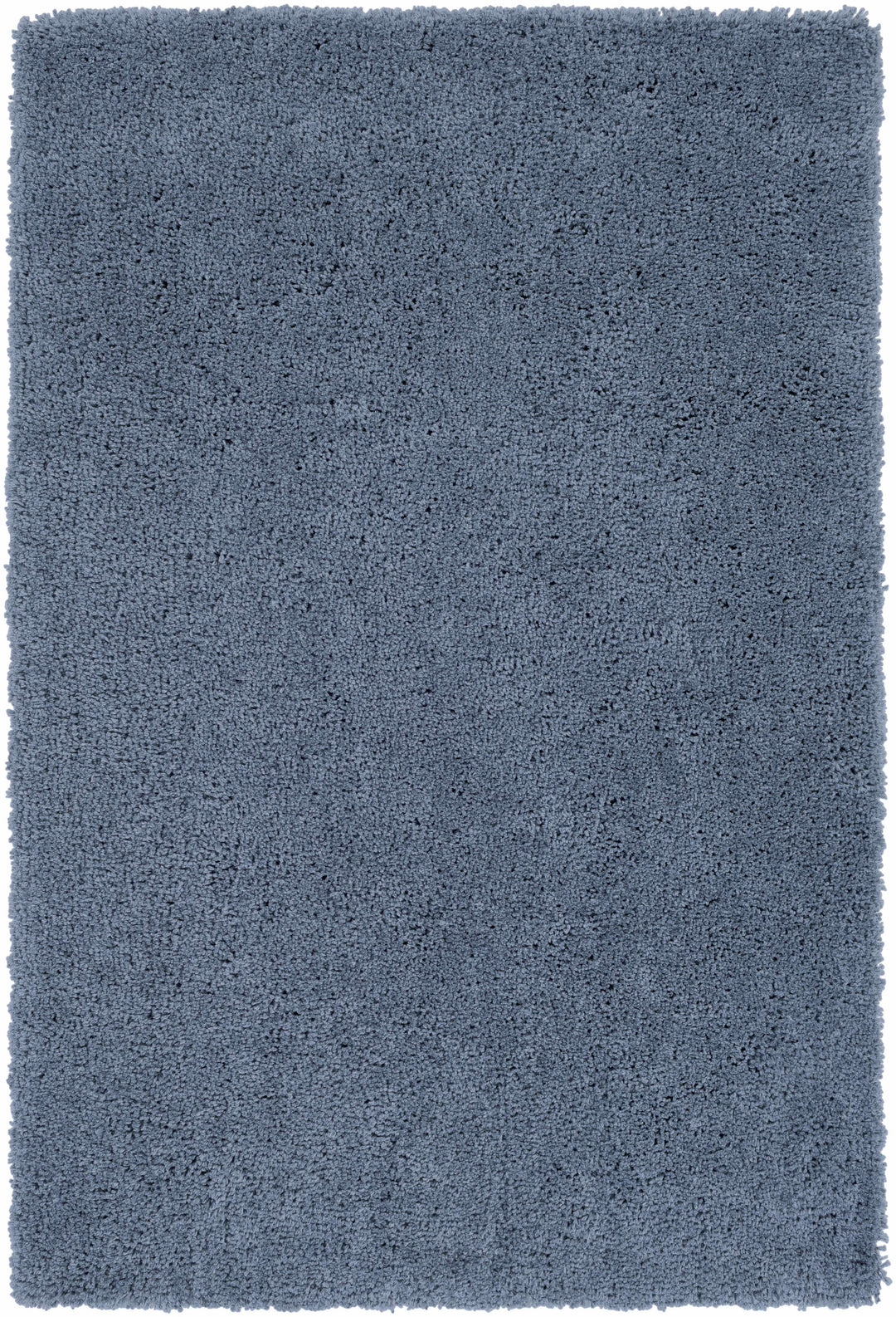 Rocklake Modern Solid Design Blue Hand Woven Rug