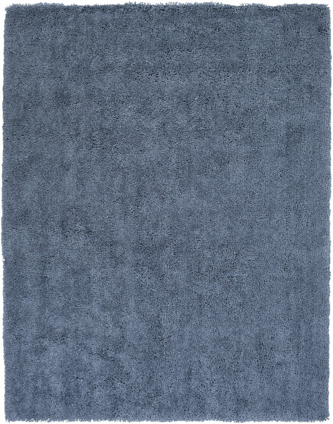 Rocklake Modern Solid Design Blue Hand Woven Rug