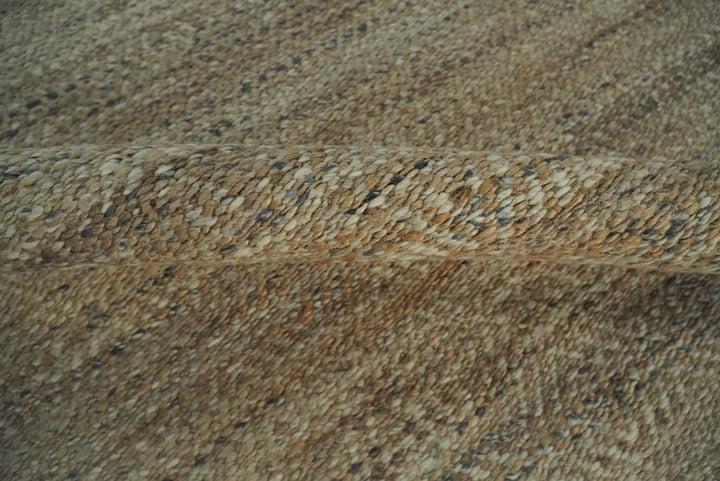 Ready to Ship Modern Style Natural Brown Hand Woven 1x1 Jute Rug - The Rug Decor