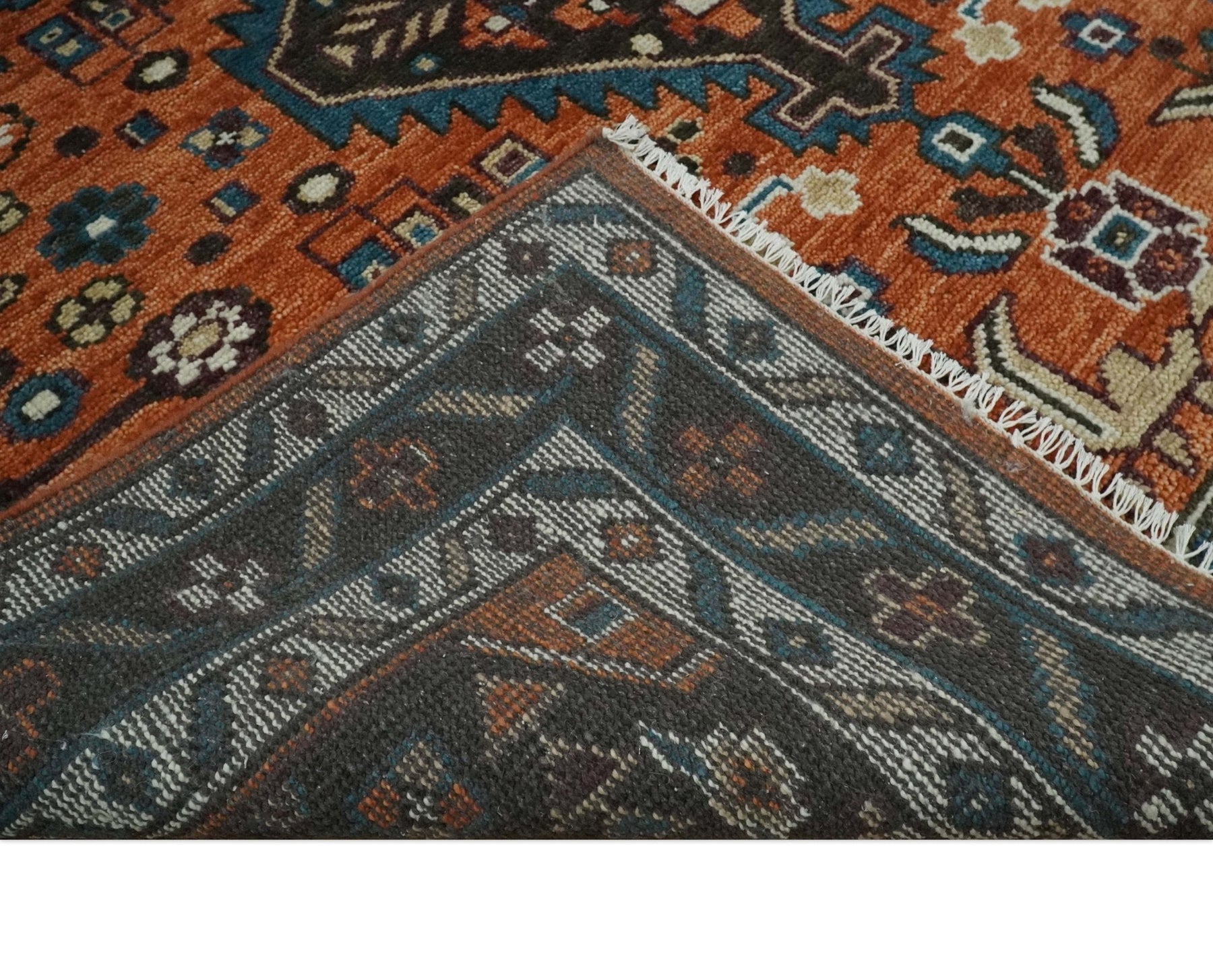 Rust, Ivory and Brown Oriental Traditional Persian Area Rug – The Rug Decor