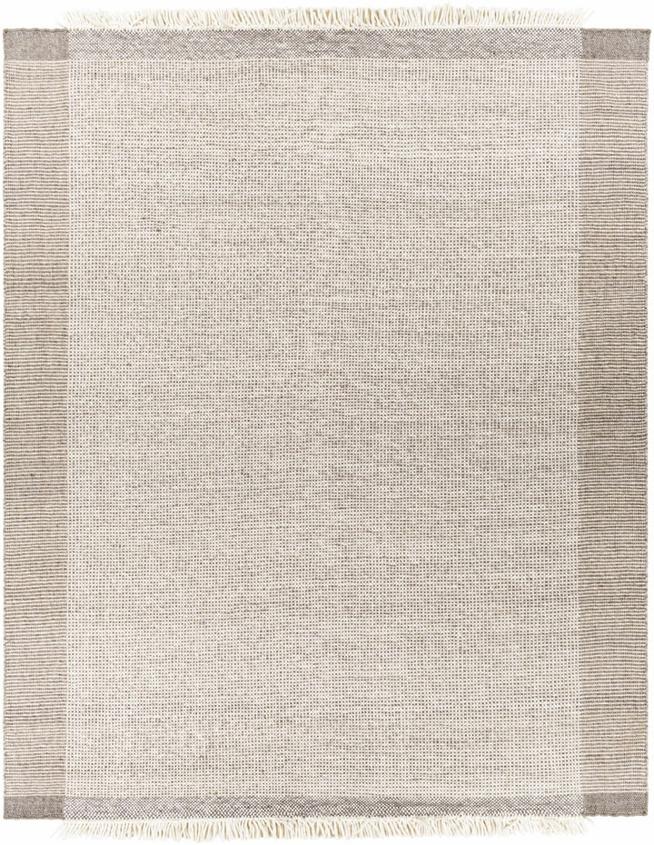 Reliance Modern Beige Grid Design Wool Rug - The Rug Decor