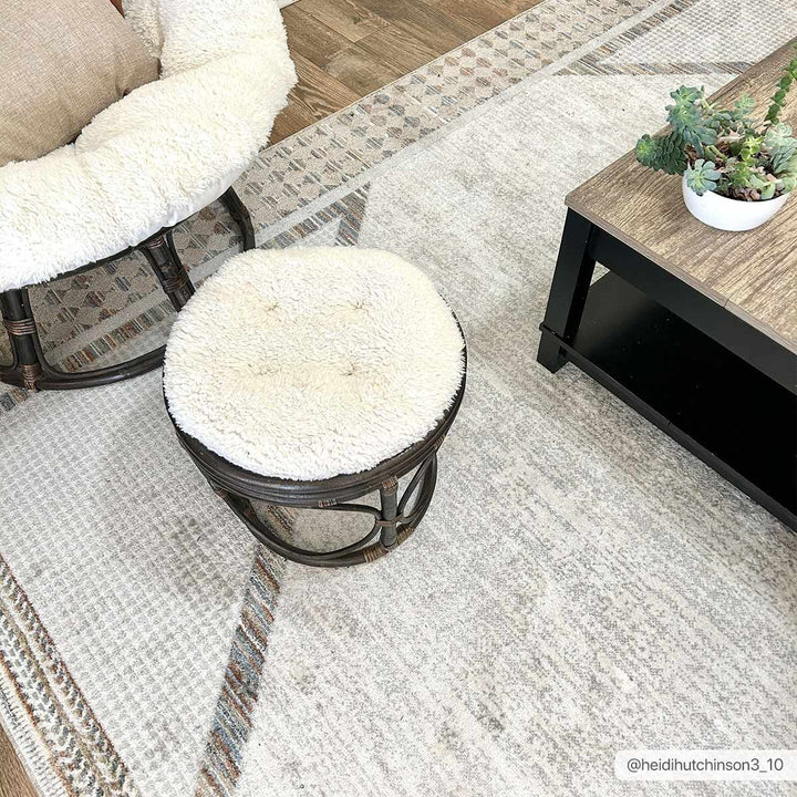 Remy Contemporary Gray And Beige Rug - The Rug Decor