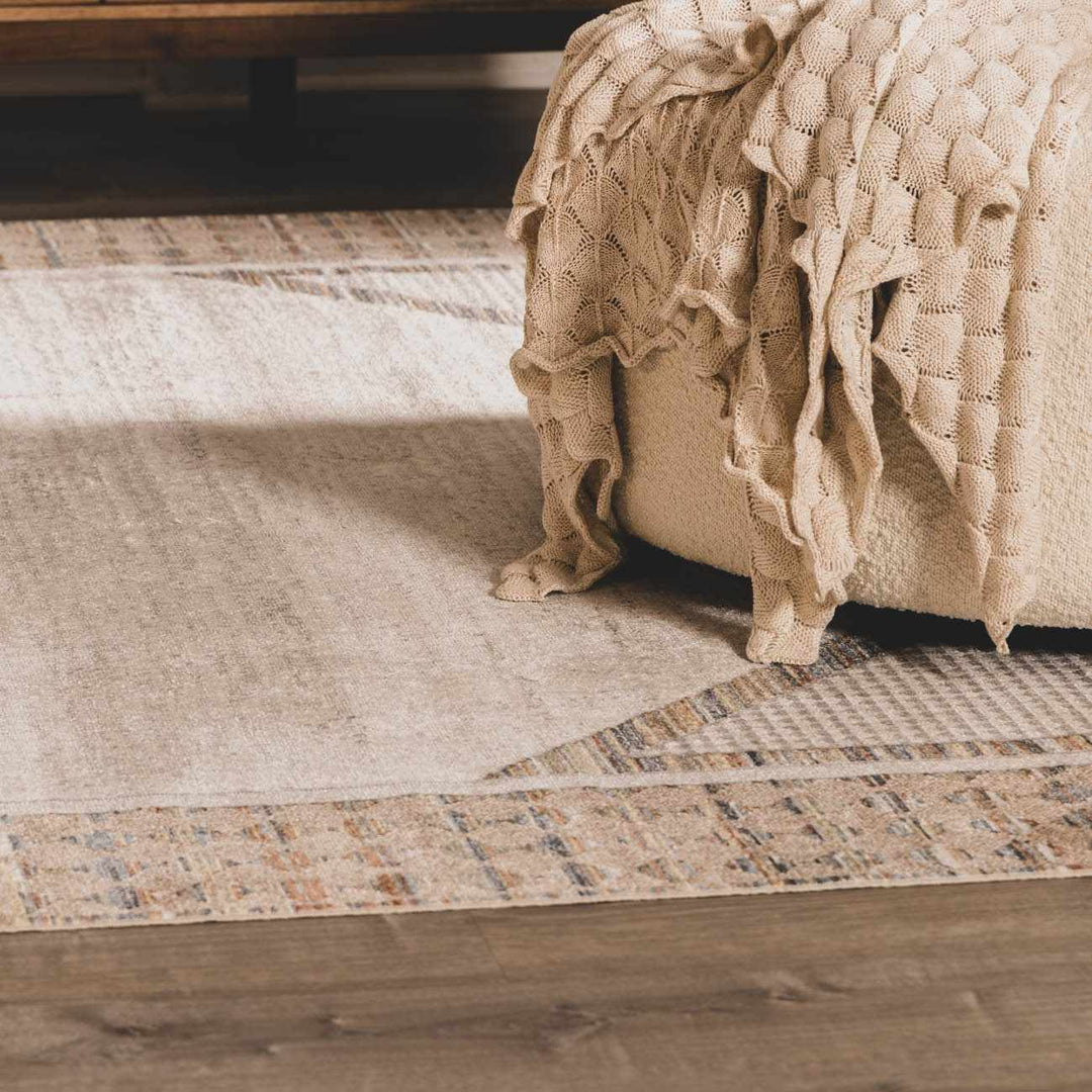 Remy Contemporary Gray And Beige Rug - The Rug Decor