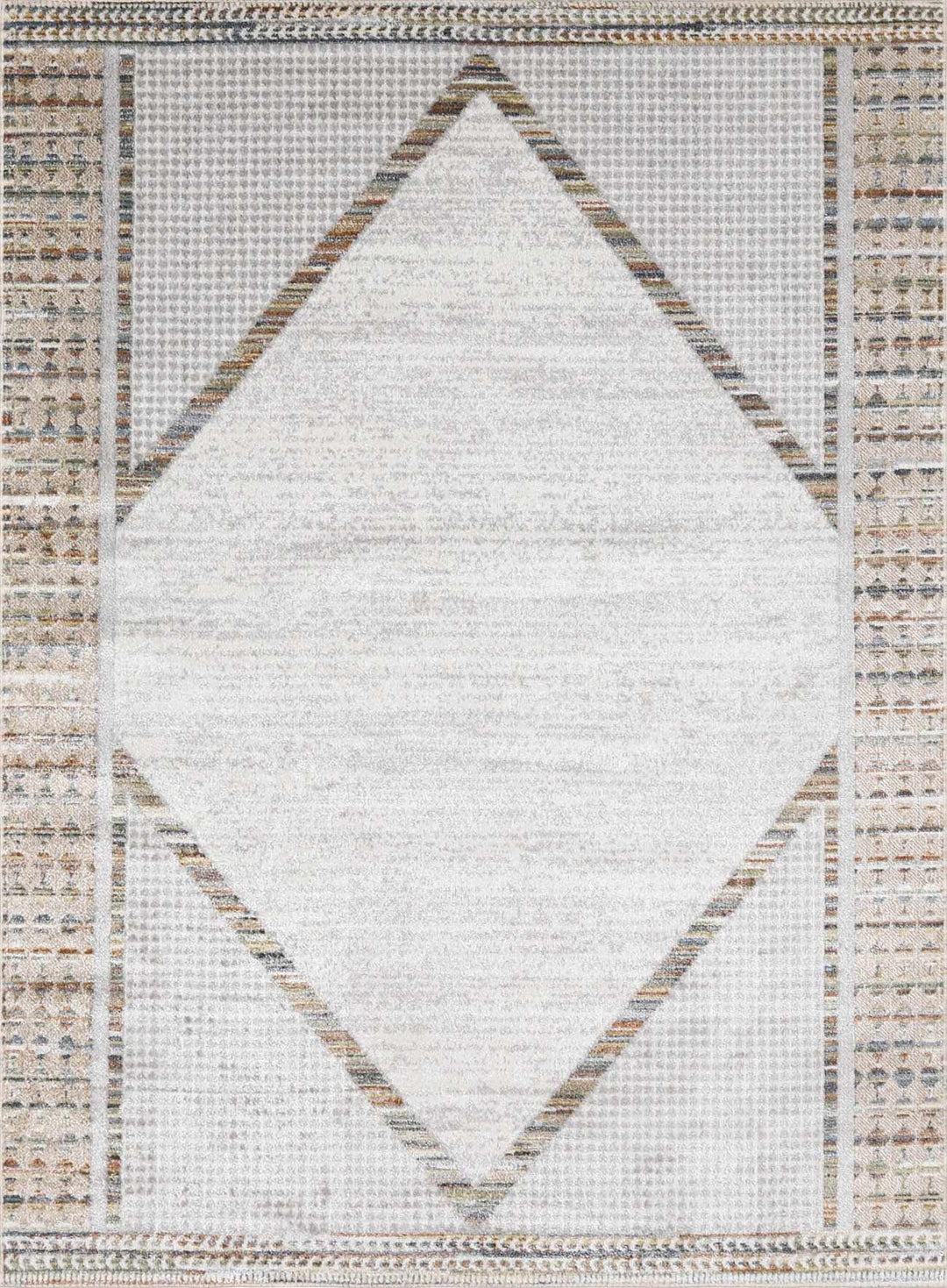 Remy Contemporary Gray And Beige Rug - The Rug Decor
