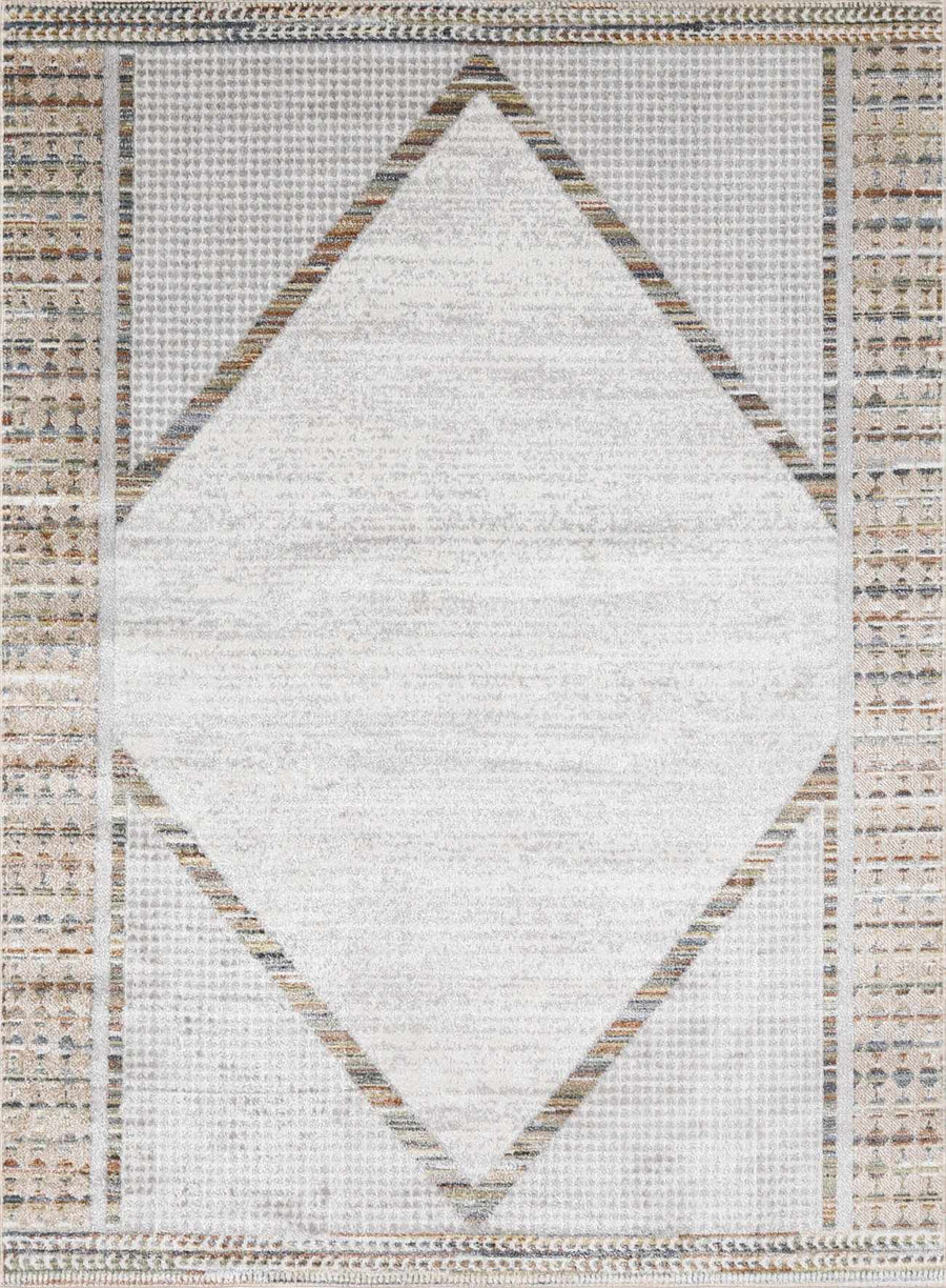 Remy Contemporary Gray And Beige Rug - The Rug Decor