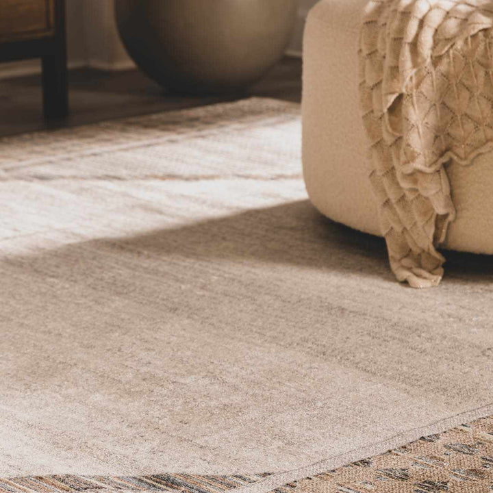 Remy Contemporary Gray And Beige Rug - The Rug Decor