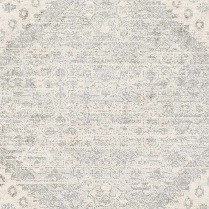 Renton Ivory And Gray Modern Geometrical Area Rug