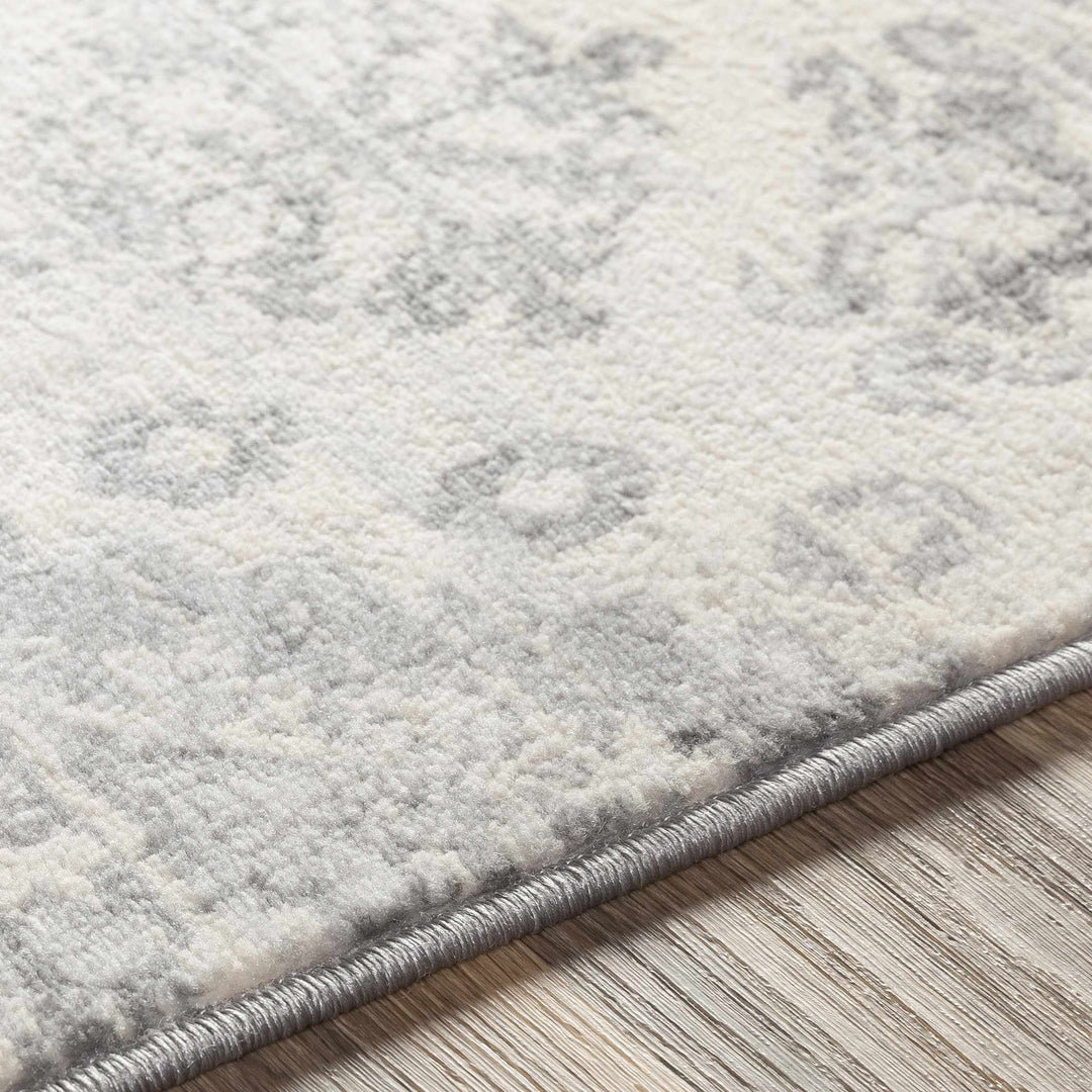 Renton Ivory And Gray Modern Geometrical Area Rug