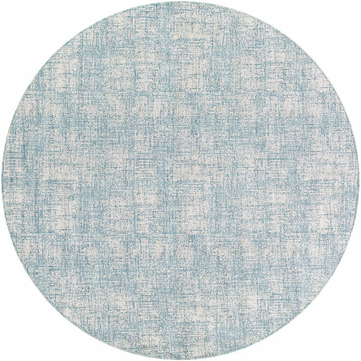 Rhea Contemporary Style Teal And Ivory Rug - The Rug Decor